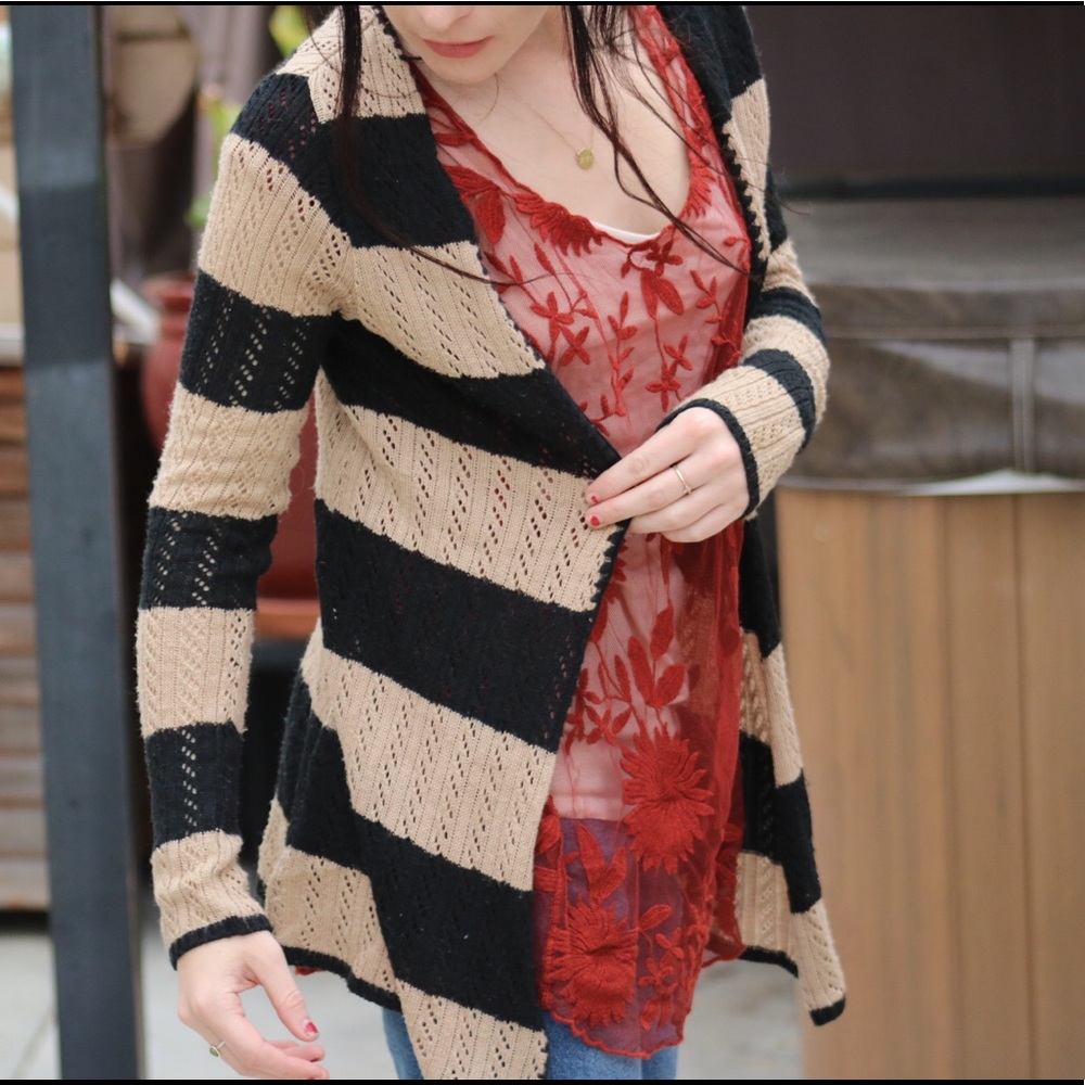 Striped O’Neill cardigan